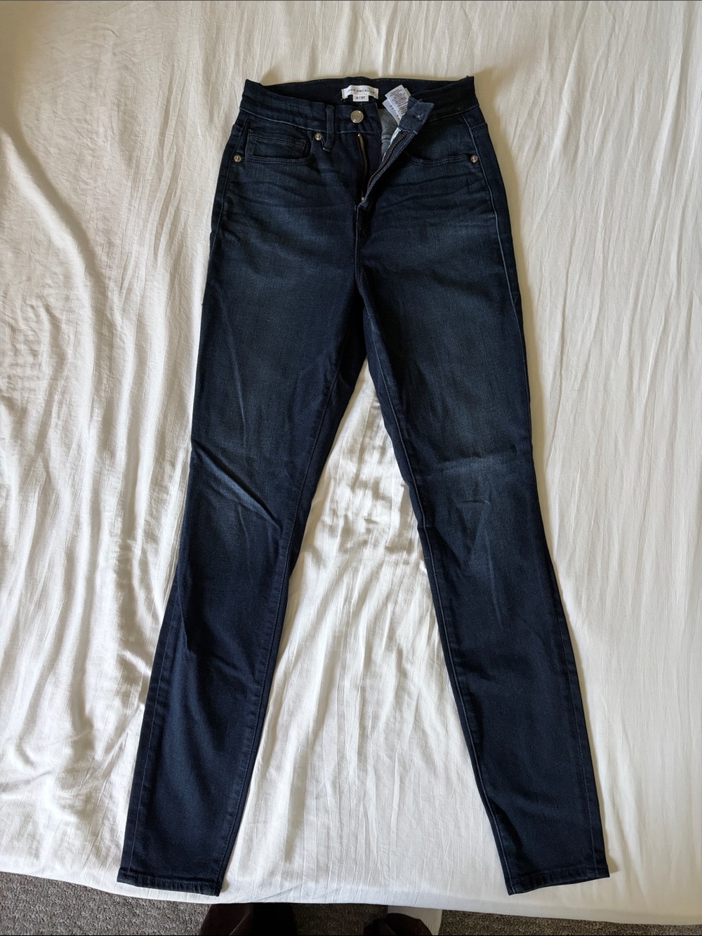 Good American Dark Indigo High-Rise Skinny Jeans